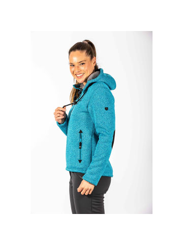Maul Sport Strickfleece Jacke Chieming in Türkis