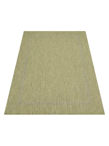 KADIMA DESIGN Teppich Outdoor Waschbar Einfarbig ALSTER Strapazierfähig OEKO-TEX in Grün