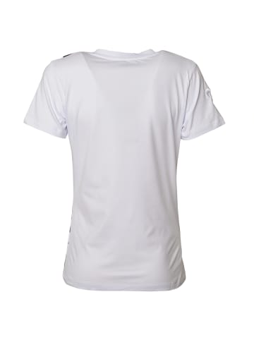 Roberto Geissini Half Skull T-Shirt Weiß