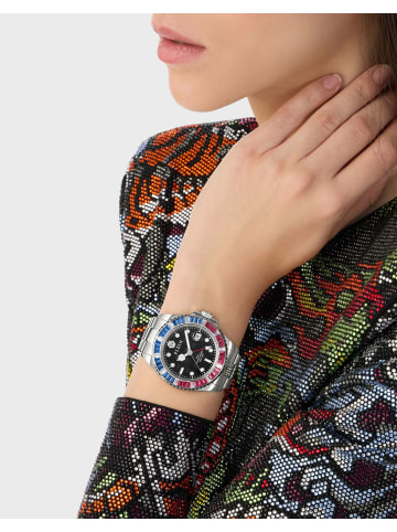 Philipp Plein Analoguhr für Erwachsene in silber