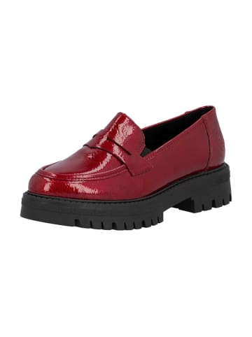 rieker Plateau Slipper in Rot
