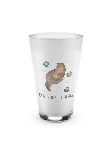 Mr. & Mrs. Panda Glas Otter Seerose mit Spruch in Transparent