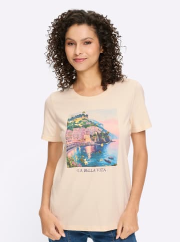 Heine Kurzarmshirt in champagner