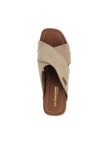 Les Tropéziennes par M Belarbi Leder-Sandalen mit Absatz „Les Pipa“ Braun