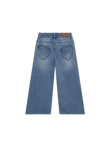 Noppies Hose Wide Leg in Washed Blue