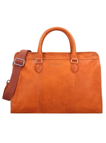 mano Don Pietro Weekender Reisetasche Leder 45 cm in cognac