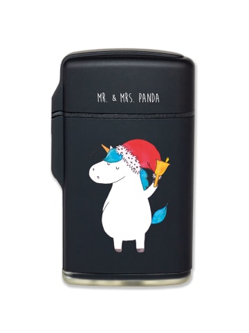 Mr. & Mrs. Panda Feuerzeug Einhorn Weihnachtsmann ohne Spruch in Schwarz