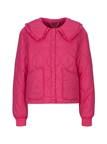 Rich & Royal Nylon Jacket With Big Collar in rot