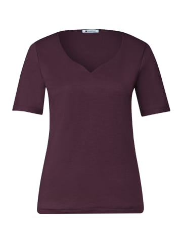 Street One Shirt in aubergine - 0008