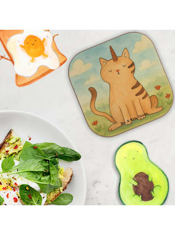 Mr. & Mrs. Panda Tischschoner Einhorn Katze Design ohne Spruch in Weiß