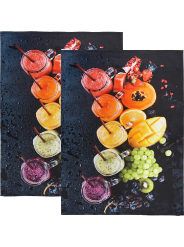 Erwin Müller Baumwolle Geschirrtuch 2er-Pack in Smoothie