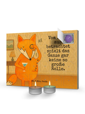 Mr. & Mrs. Panda Adventskalender Kerzen Fuchs Lord Design mit Sp... in Weiß