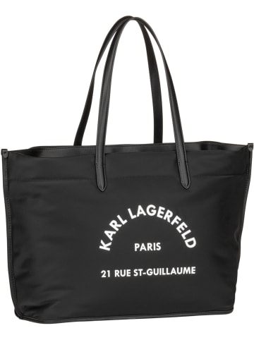Karl Lagerfeld Shopper RSG Nylon MD Tote in Black