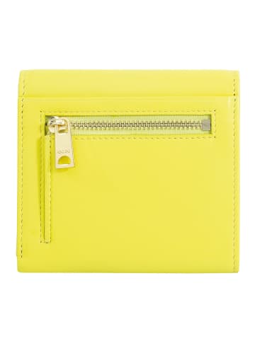 DuDu Malaita Geldbörse Leder 11 cm in citrus yellow