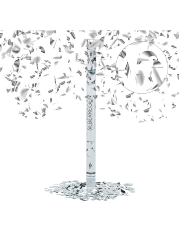 relaxdays 5x Partypopper in Silber