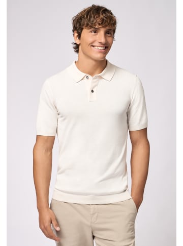 Roy Robson Poloshirt Feinstrick in weiss