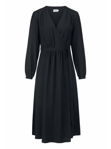 Hessnatur Hessnatur Kleid Midi Regular aus reiner TENCEL™ Lyocell in schwarz
