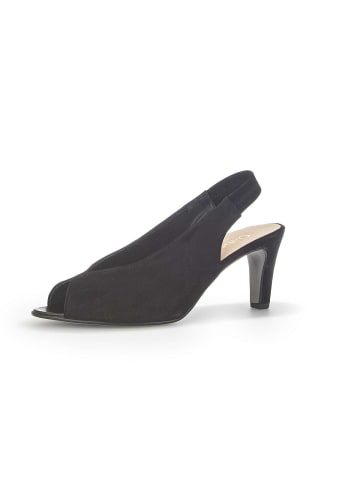 Gabor Peeptoes in schwarz