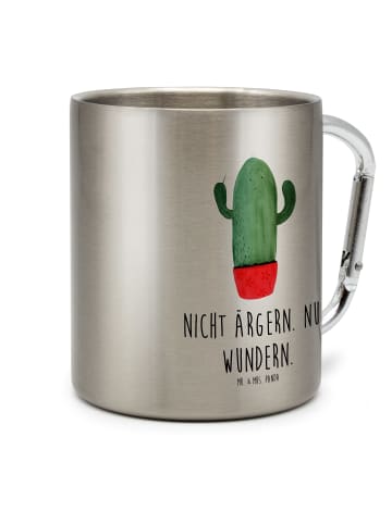 Mr. & Mrs. Panda Thermobecher Kaktus Wut mit Spruch in Silber