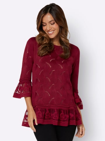 WITT WEIDEN Pullover in kirsche