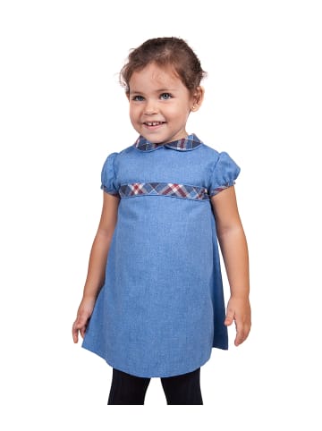 4nenes Kleid kurzärmlig  in Blau