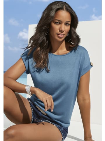 LASCANA T-Shirt in blau