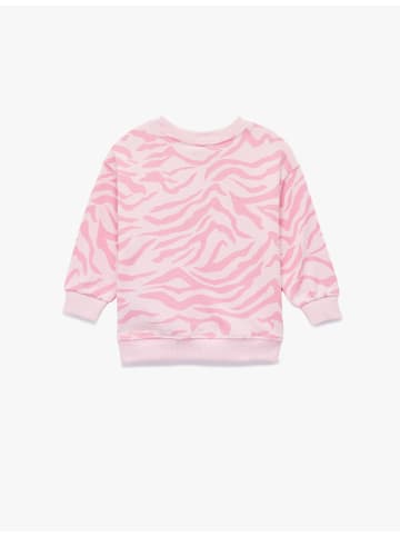 KOTON SWEATSHIRTS in Rosa Gemustert
