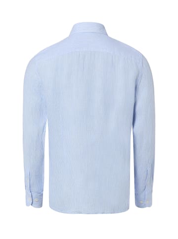 Nils Sundström Hemd in hellblau weiß