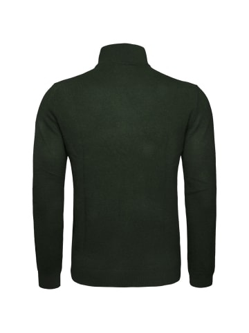 Gant Strickcardigan Extrafine Lambswool Zip in dunkelgruen