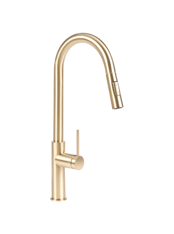 Beliani Küchenarmatur PARANAM in Gold - (W) 24 x (H) 47 x (L) 5 cm