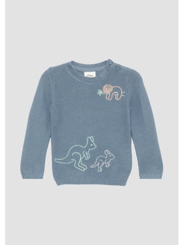 s.Oliver Strickpullover langarm in Blau