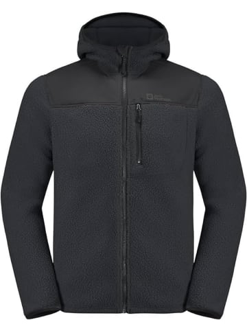 Jack Wolfskin Funktions-Fleecejacke KAMMWEG PILE FZ M in Schwarz