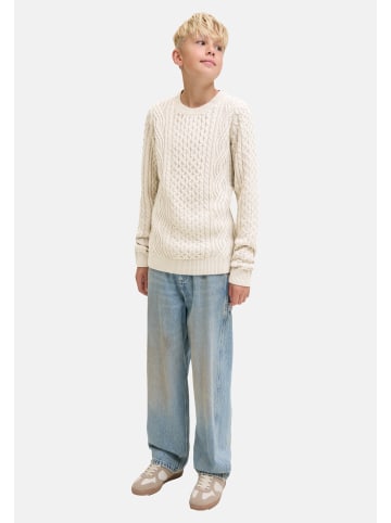 JACK & JONES Junior Strickpullover 'Lusean' in creme