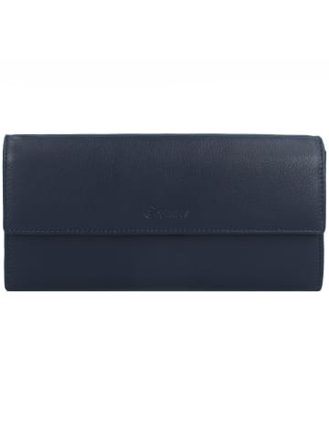 Esquire Viktoria Geldbörse RFID Leder 18,5 cm navy