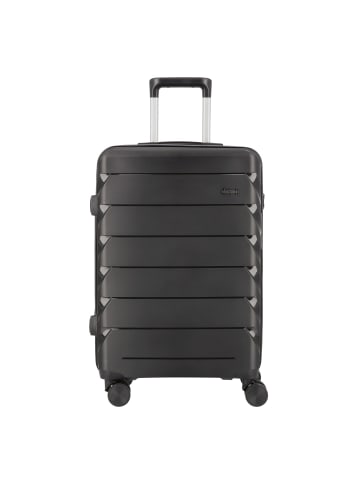D&N Travel Line 4100 4 Rollen Trolley M 64 cm in black