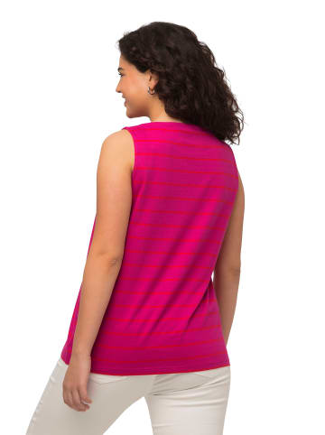 Ulla Popken Strick-Top in fuchsia pink