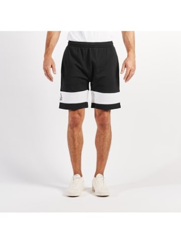 Kappa Shorts in Schwarz / Weiß