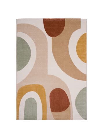 Pergamon Designer Teppich Faro Retro in Beige