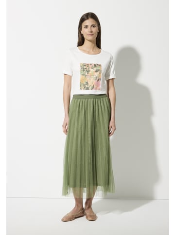 More & More Tüllrock in pale olive green