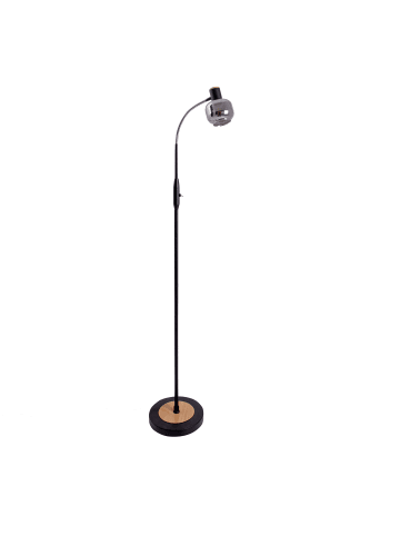 näve Stehleuchte "FUMOSO" in schwarz - (L)23 cm x (B)23 cm x (H)150 cm