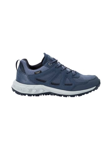 Jack Wolfskin SHOES "Woodland 2 Texapore Low W" in blue/graphite