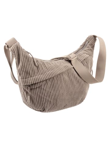 Prato SC08 zeitlose zeitlose Umhängetasche aus Breitcord in grey