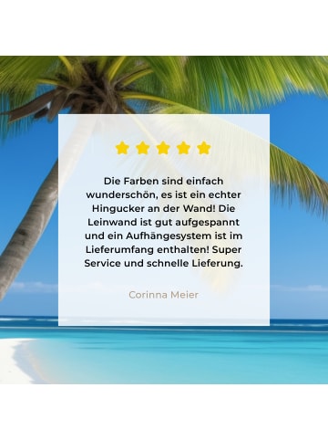 MuchoWow Leinwand bilder Palme (BxH)