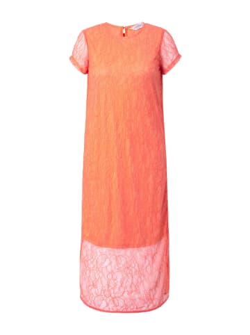 Studio Untold Midikleid in hibiskusrot