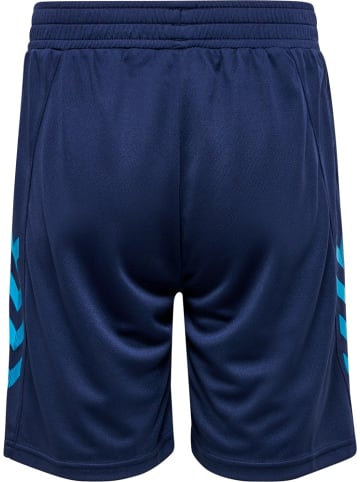 Hummel Kinder Short "Ongrid Poly Shorts" in Blau