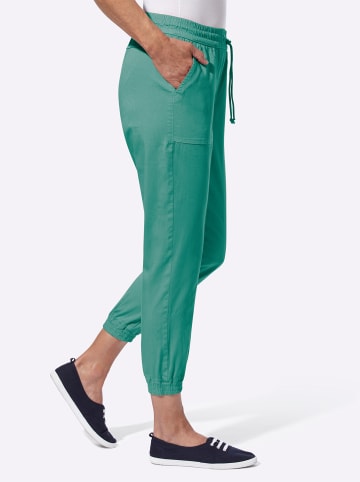 Sieh an! 7/8-Jeans in smaragd