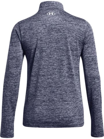 Under Armour Longsleeve "Tech 1/2 Zip- Twist" in Blau