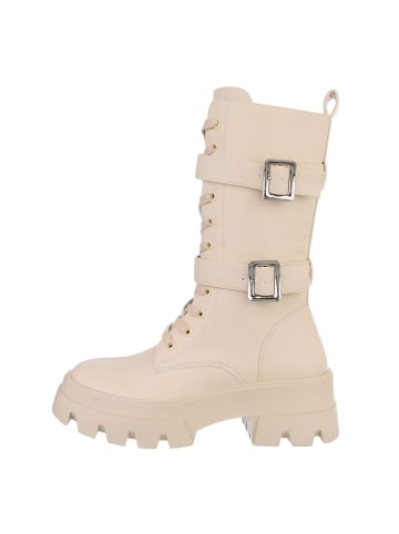 Ital-Design Stiefel in Beige