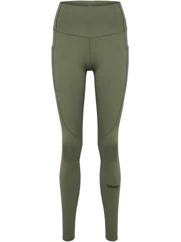 Hummel Leggings "Hiit Intensity High Waist Tights" in Grün