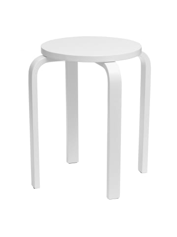 4Living Küchenhocker in weiß